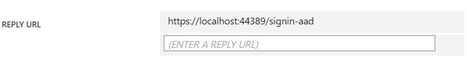 Setting reply URL